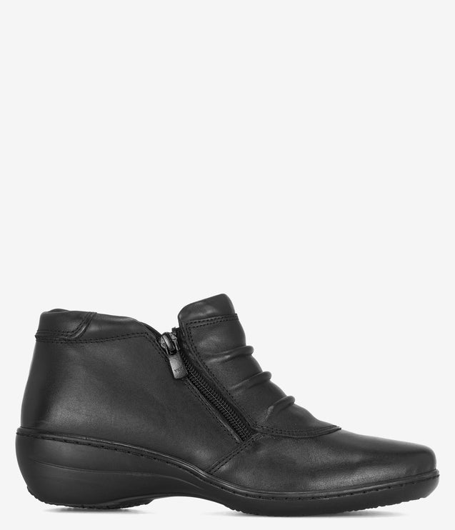 Spring Step Briony Side Zip Bootie - Black