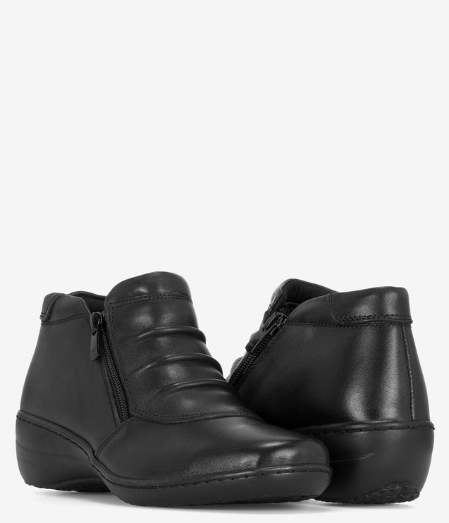 Spring Step Briony Side Zip Bootie - Black