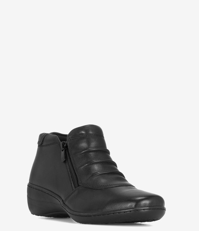 Spring Step Briony Side Zip Bootie - Black