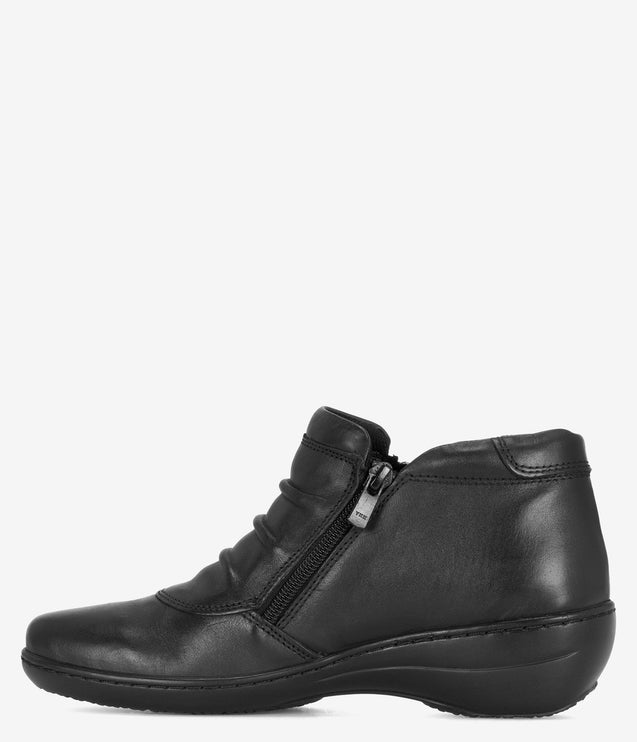 Spring Step Briony Side Zip Bootie - Black