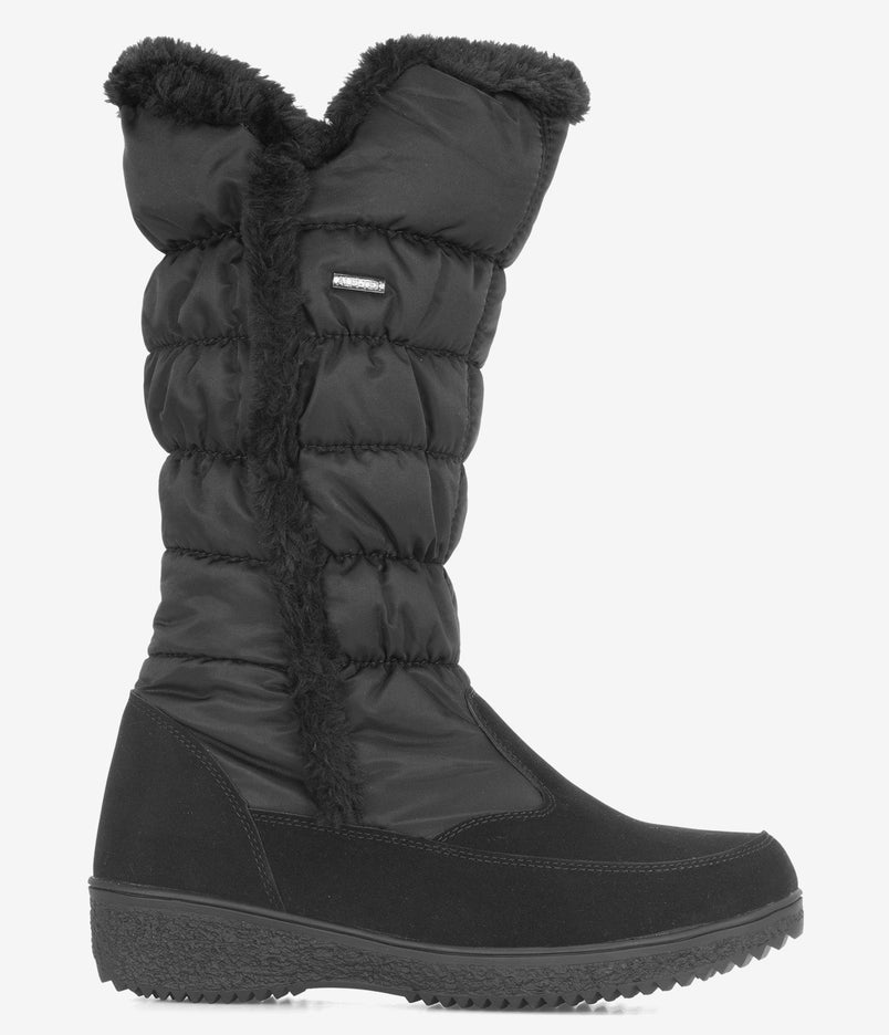 Flexus by Spring Step Citywalk Tall Puffer Boot - Black