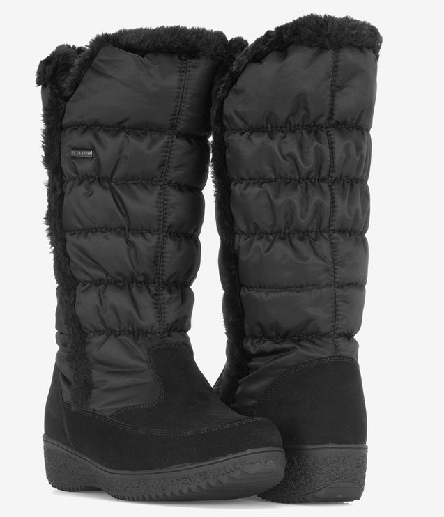 Flexus by Spring Step Citywalk Tall Puffer Boot - Black