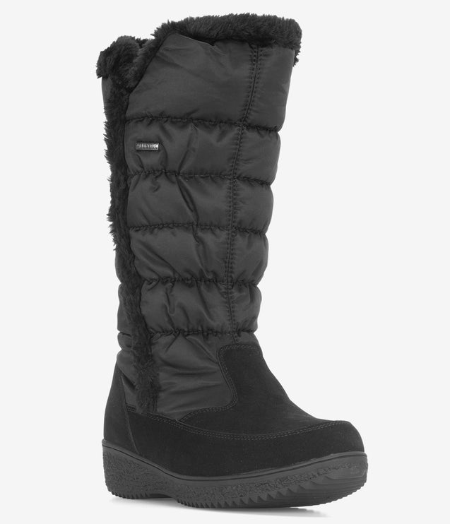 Flexus by Spring Step Citywalk Tall Puffer Boot - Black