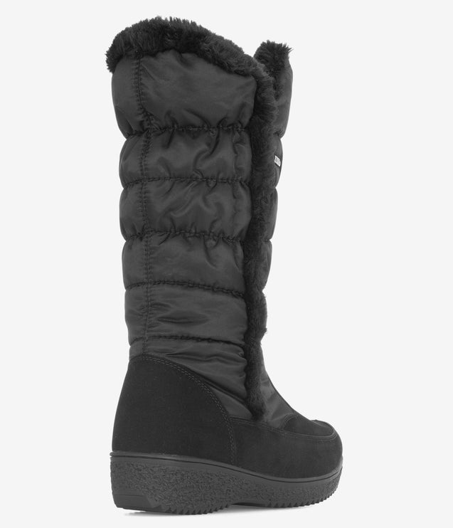 Flexus by Spring Step Citywalk Tall Puffer Boot - Black