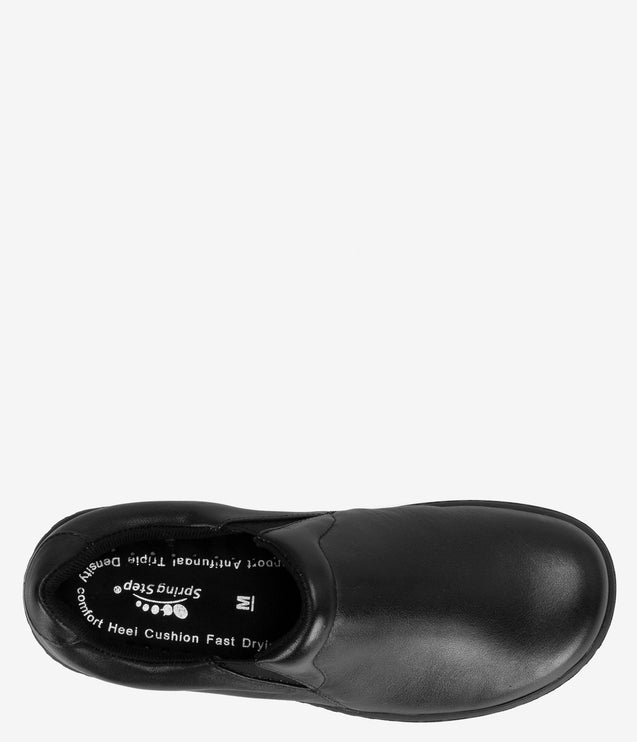 Spring Step Professional Woolin Slip-Resistant Slip-on Shoe - Black