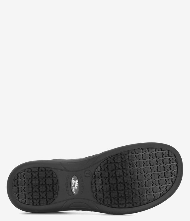 Spring Step Professional Woolin Slip-Resistant Slip-on Shoe - Black