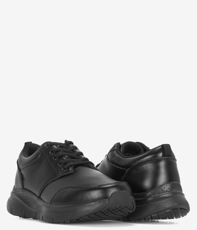 Spring Step Professional Hopkins Slip Resistant Lace-Up Shoe - Black