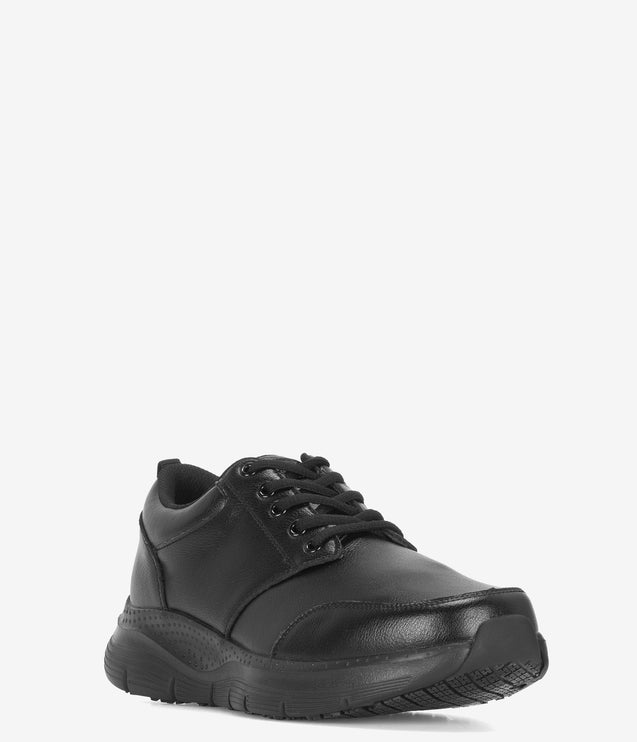 Spring Step Professional Hopkins Slip Resistant Lace-Up Shoe - Black