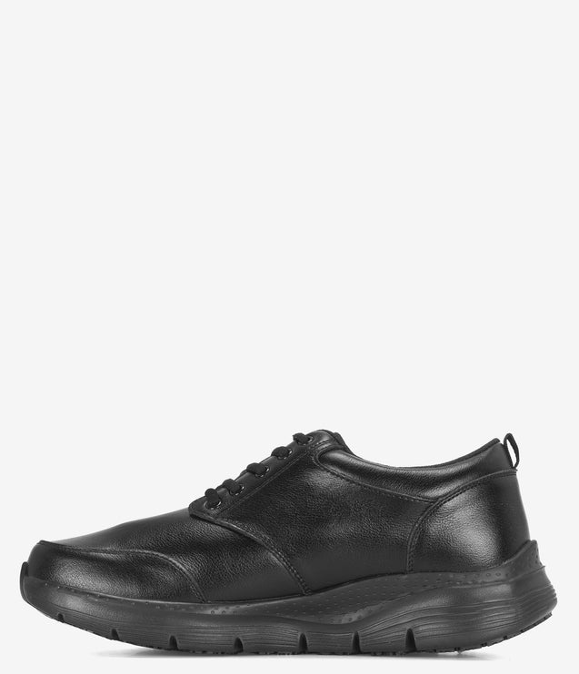 Spring Step Professional Hopkins Slip Resistant Lace-Up Shoe - Black
