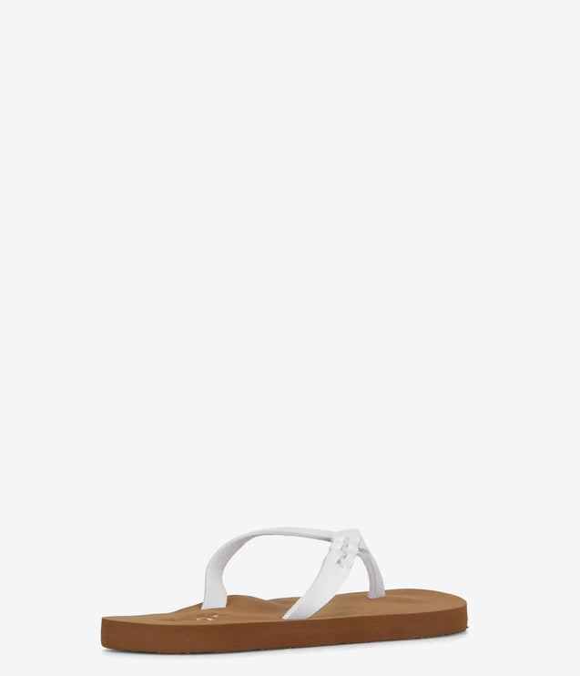 Flojos Serenity Woven Strap Sandals - White