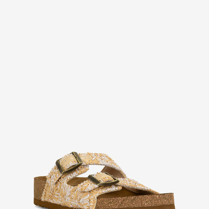 Flojos Chica Slide Sandal - Beige
