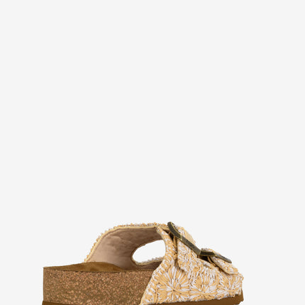Flojos Chica Slide Sandal - Beige