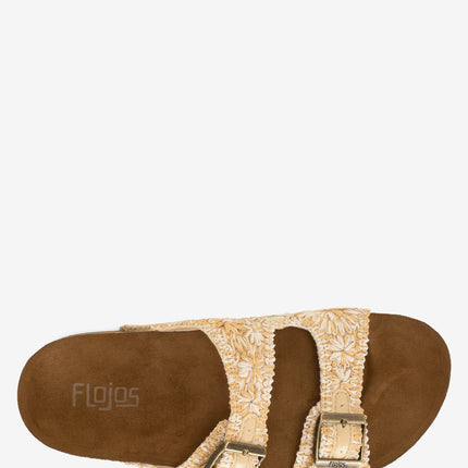 Flojos Chica Slide Sandal - Beige