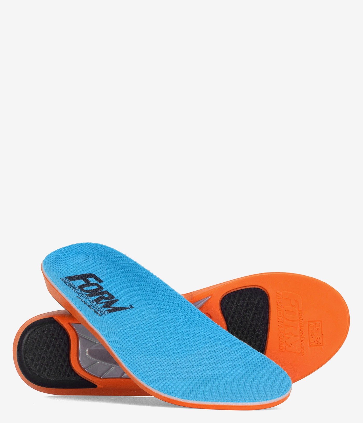 FORM Memory Foam Insoles – Orthotic Inserts, Multiple Sizes B Through M Available