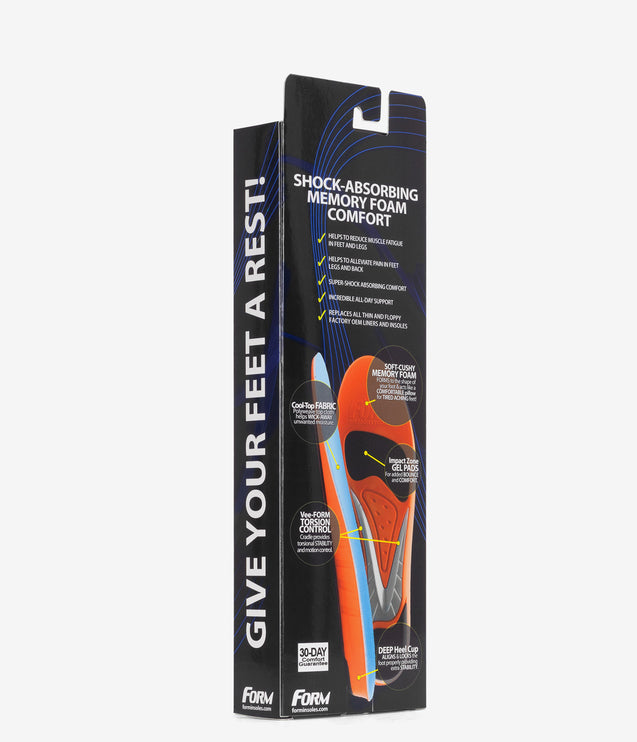 FORM Memory Foam Extra Thick Cushioned Insoles - No Color