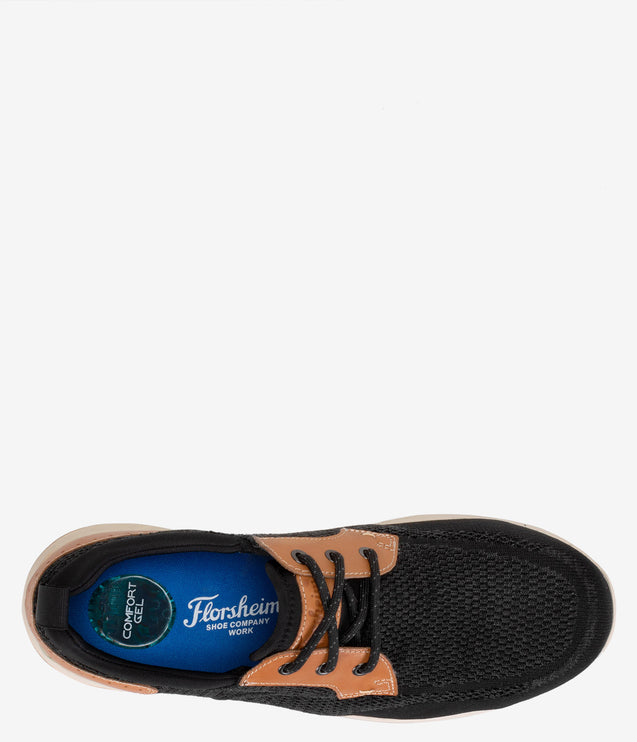 Florsheim Conway Composite Toe ESD Work Shoe - Black/Grey