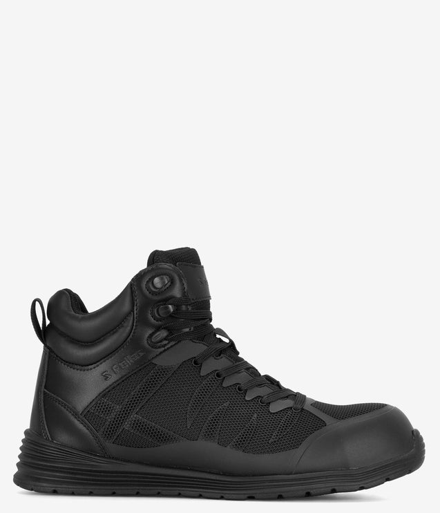 S Fellas by Genuine Grip Fangs 6" SD Composite Toe PR High Top Sneaker - Black