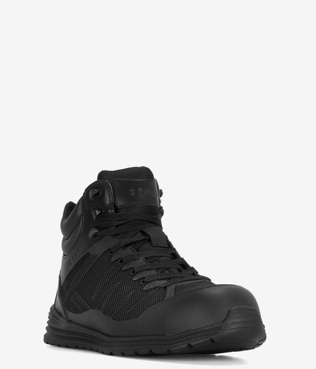 S Fellas by Genuine Grip Fangs 6" SD Composite Toe PR High Top Sneaker - Black