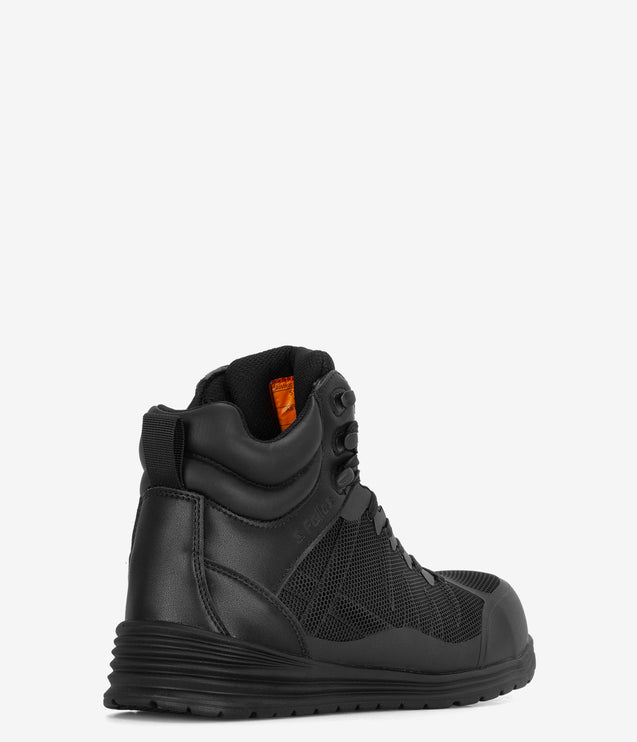 S Fellas by Genuine Grip Fangs 6" SD Composite Toe PR High Top Sneaker - Black