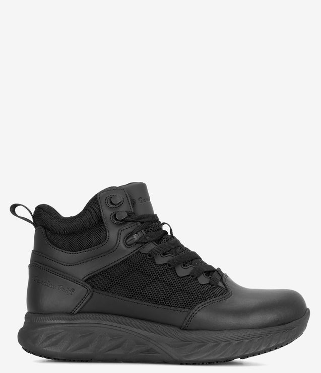 Genuine Grip Shielder Zipper Lock Slip Resistant High Top - Black