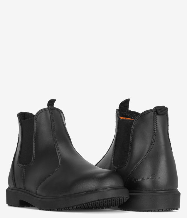 Genuine Grip Chelsea Slip Resistant Work Boot - Black