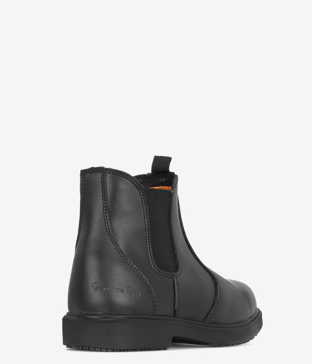 Genuine Grip Chelsea Slip Resistant Work Boot - Black