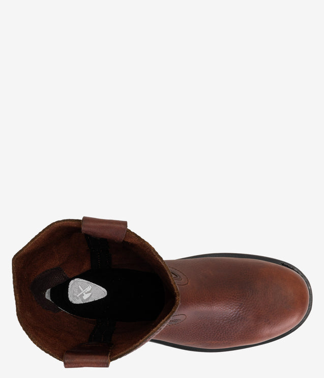 Iron Age Hauler 11" Composite Toe Wellington Work Boot - Brown