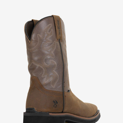 Iron Age Outlaw 10" Steel Toe Waterproof Square Toe Work Boot - Brown/Taupe