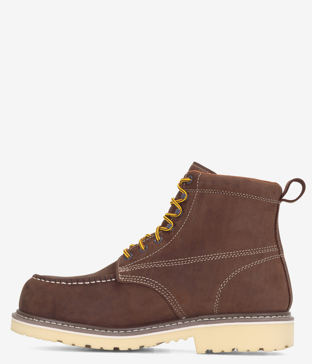 Iron Age Solidifier 6" Composite Safety Toe Waterproof Boot - Brown