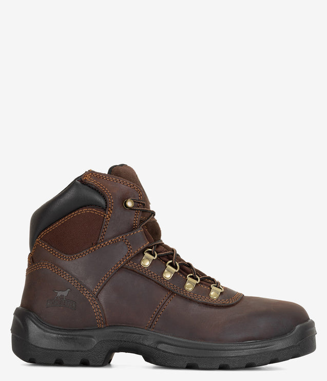 Irish Setter Ely 6" Steel Safety Toe Boot - Brown