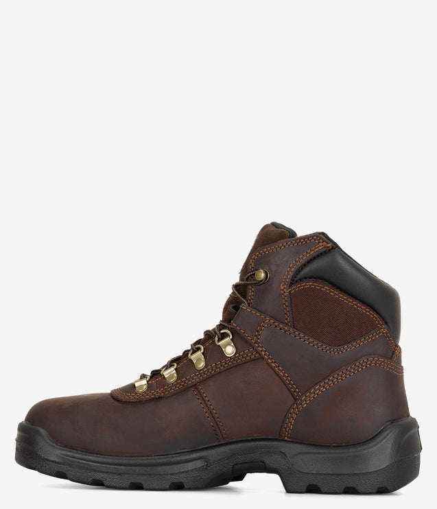 Irish Setter Ely 6" Steel Safety Toe Boot - Brown