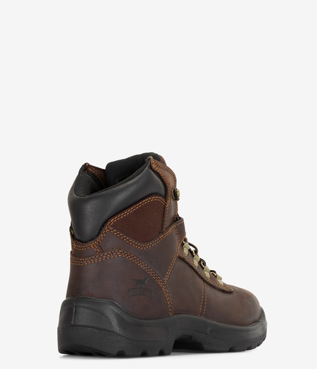 Irish Setter Ely 6" Steel Safety Toe Boot - Brown