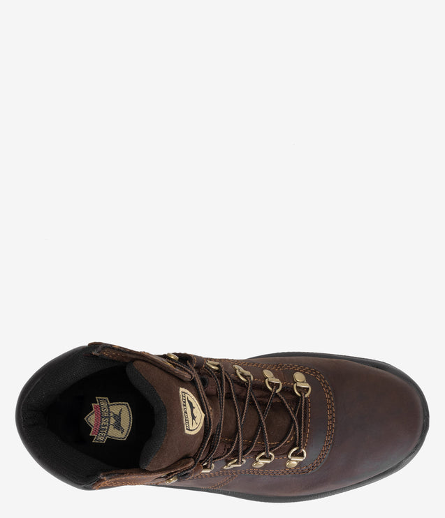 Irish Setter Ely 6" Steel Safety Toe Boot - Brown