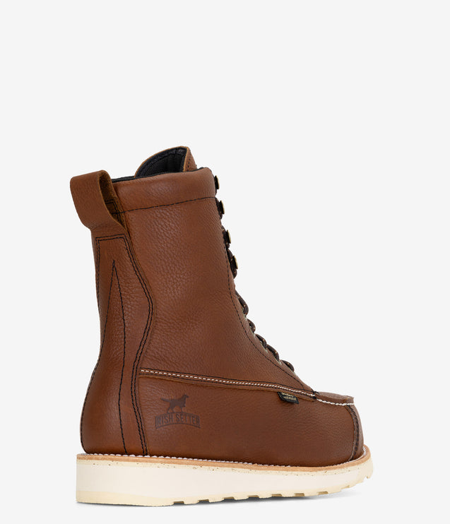 Irish Setter 8" Wingshooter Safety Toe Waterproof Boot - Tan