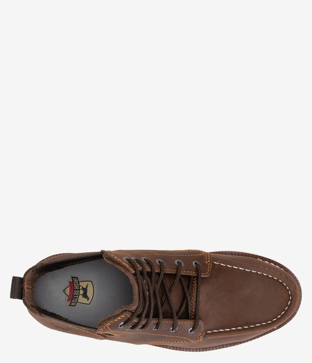 Irish Setter Pipestone 6" Moc Toe Steel Toe Pull-On Boot - Brown