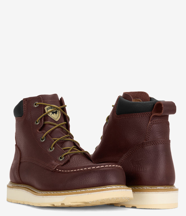 Irish Setter Ashby 6” Leather Soft Toe Boot - Men