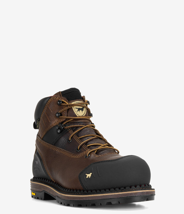 Irish Setter Edgerton XD 6" Waterproof Leather Soft Toe Boot - Brown