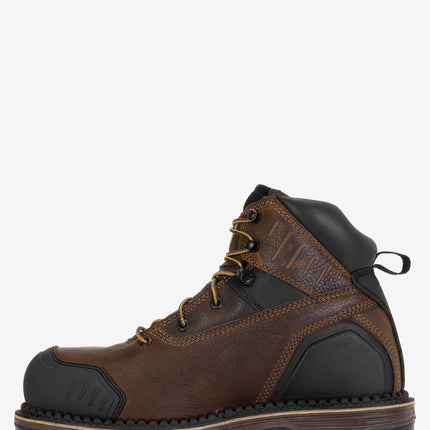 Irish Setter Edgerton XD 6" Waterproof Leather Soft Toe Boot - Brown