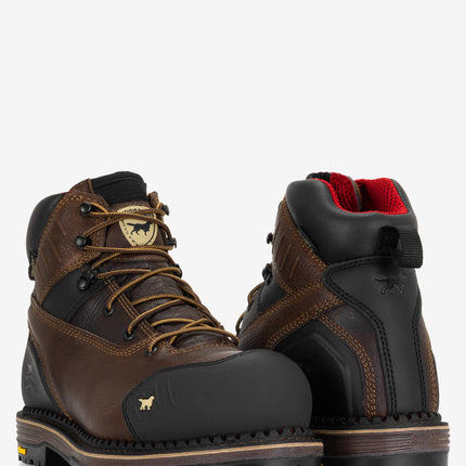 Irish Setter Edgerton XD 6" Waterproof Leather Soft Toe Boot - Brown
