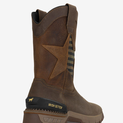 Irish Setter Two Harbors 11" Soft Toe Pull-On Boot - Brown