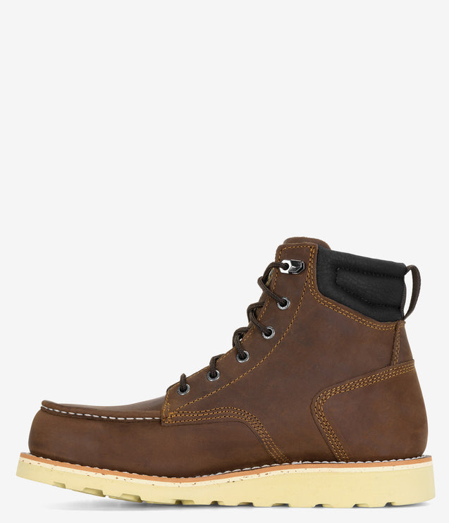 Irish Setter Pipestone 6" Moc Toe Work Boot - Brown