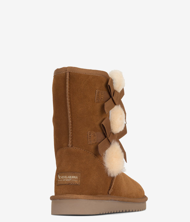 Koolaburra by UGG Victoria Short Suede Boot - Chestnut
