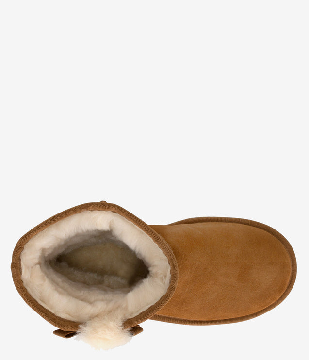 Koolaburra by UGG Victoria Short Suede Boot - Chestnut