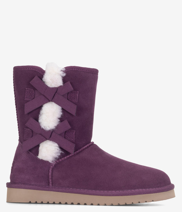 Koolaburra by UGG Victoria Short Suede Boot - Plum
