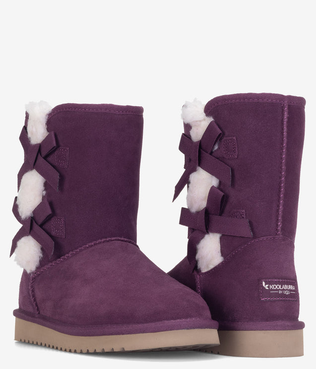 Koolaburra by UGG Victoria Short Suede Boot - Plum