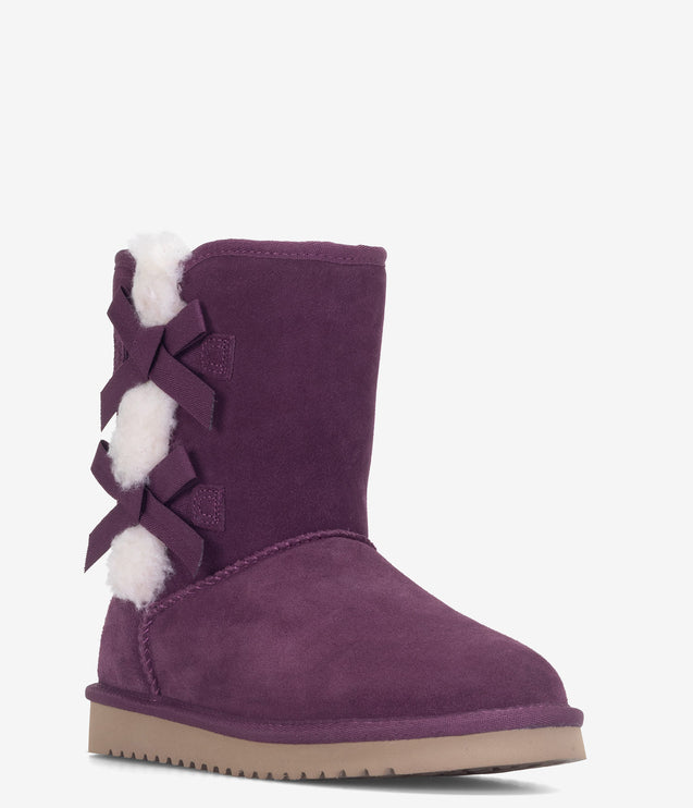 Koolaburra by UGG Victoria Short Suede Boot - Plum