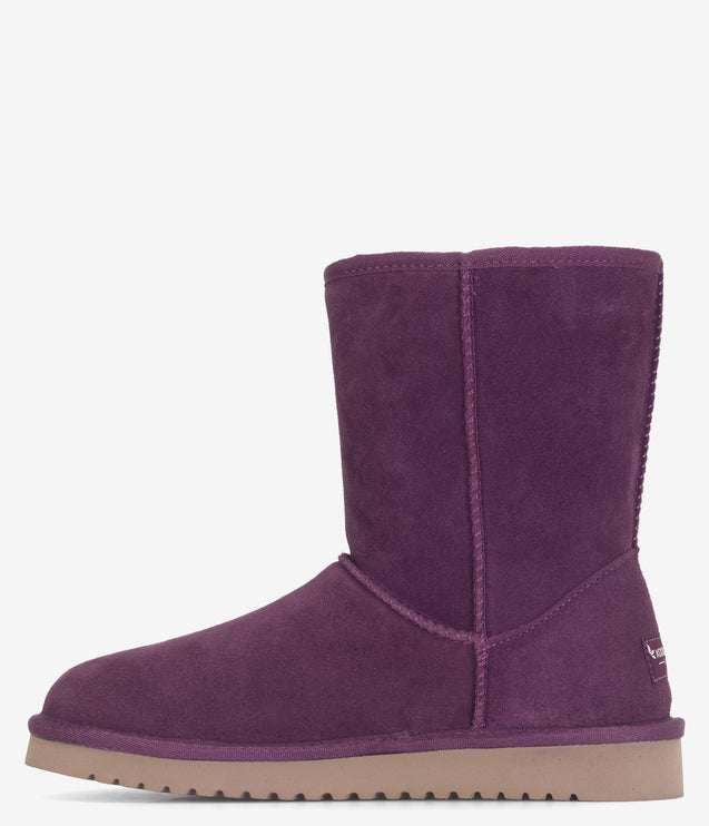 Koolaburra by UGG Victoria Short Suede Boot - Plum
