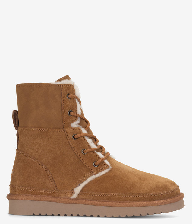 Koolaburra by UGG Advay Tall Lace Boot - Chestnut