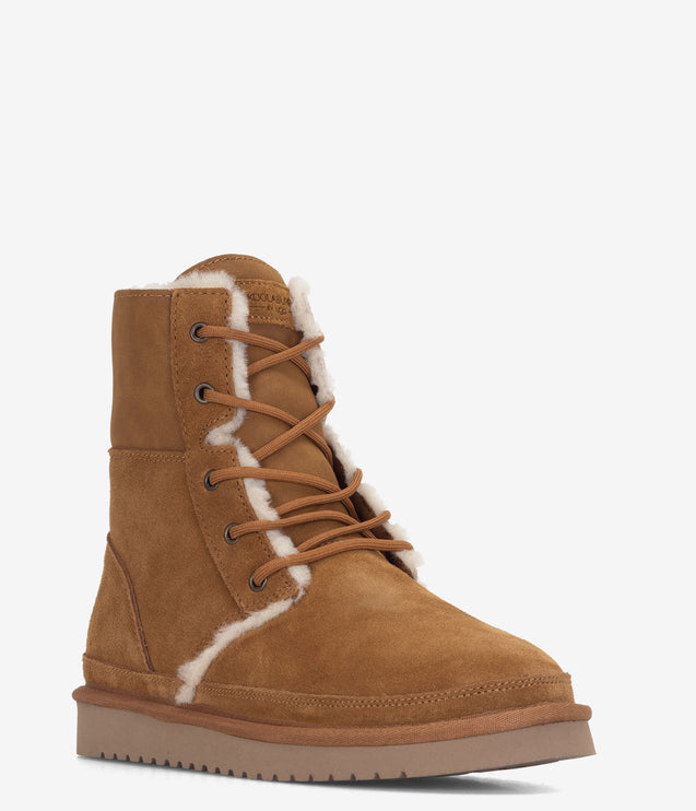 Koolaburra by UGG Advay Tall Lace Boot - Chestnut