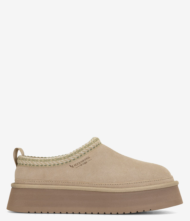 Koolaburra by UGG Burree Platform Slipper - Desert Stone